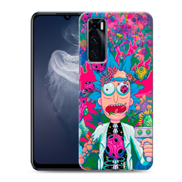 Силиконовый чехол на Vivo V20 SE с принтом Рик и Морти Rick Morty Силиконовый чехол на Vivo V20 SE с принтом Рик и Морти Rick Morty