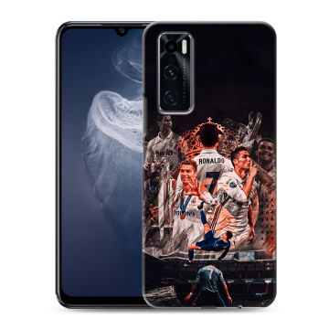 Силиконовый чехол на Vivo V20 SE с принтом Реал Роналдо Real Ronaldo Силиконовый чехол на Vivo V20 SE с принтом Реал Роналдо Real Ronaldo