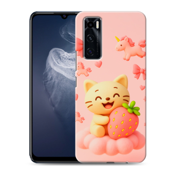 Силиконовый чехол на Vivo V20 SE с принтом для девочек Силиконовый чехол на Vivo V20 SE с принтом для девочек