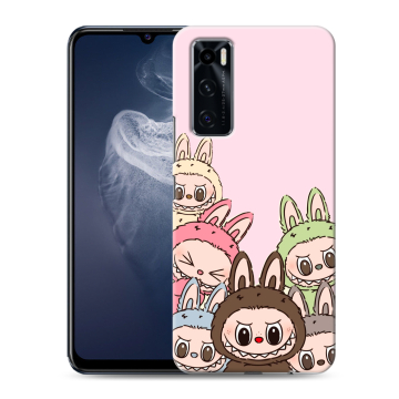 Силиконовый чехол на Vivo V20 SE с принтом Лабубу