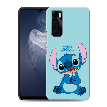 Силиконовый чехол на Vivo V20 SE с принтом Лило и Стич Силиконовый чехол на Vivo V20 SE с принтом Лило и Стич