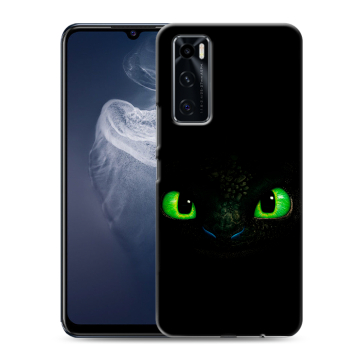 Силиконовый чехол на Vivo V20 SE с принтом Как приручить дракона Силиконовый чехол на Vivo V20 SE с принтом Как приручить дракона