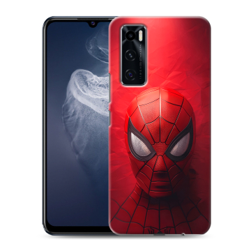 Силиконовый чехол на Vivo V20 SE с принтом Spiderman Человек паук Силиконовый чехол на Vivo V20 SE с принтом Spiderman Человек паук