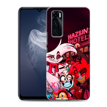 Силиконовый чехол на Vivo V20 SE с принтом Hazbin Hotel Отель Хазбин Силиконовый чехол на Vivo V20 SE с принтом Hazbin Hotel Отель Хазбин