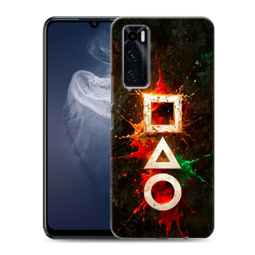 Силиконовый чехол на Vivo V20 SE с принтом Squid Game Игра кальмара Силиконовый чехол на Vivo V20 SE с принтом Squid Game Игра кальмара