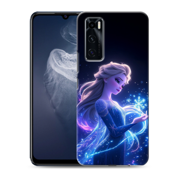 Силиконовый чехол на Vivo V20 SE с принтом Холодное сердце Frozen Силиконовый чехол на Vivo V20 SE с принтом Холодное сердце Frozen