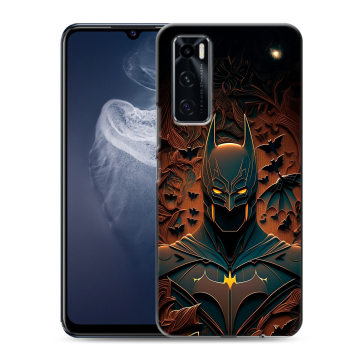 Силиконовый чехол на Vivo V20 SE с принтом Batman Бэтмен