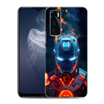 Силиконовый чехол на Vivo V20 SE с принтом IronMan Железный человек Силиконовый чехол на Vivo V20 SE с принтом IronMan Железный человек