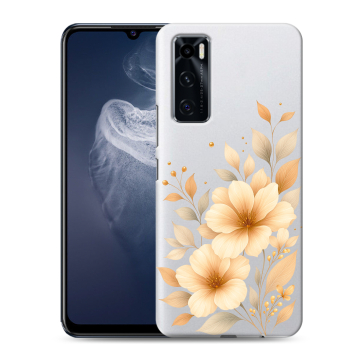 Силиконовый чехол на Vivo V20 SE с принтом для девушки