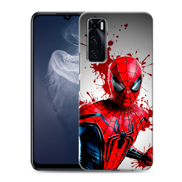 Силиконовый чехол на Vivo V20 SE с принтом Spiderman Человек паук Силиконовый чехол на Vivo V20 SE с принтом Spiderman Человек паук