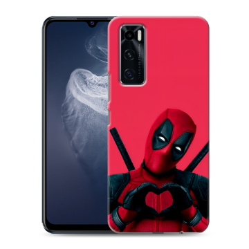 Силиконовый чехол на Vivo V20 SE с принтом Дедпул Deadpool Силиконовый чехол на Vivo V20 SE с принтом Дедпул Deadpool