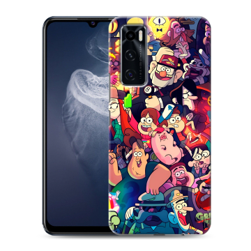 Силиконовый чехол на Vivo V20 SE с принтом Gravity Falls Гравити Фолз Силиконовый чехол на Vivo V20 SE с принтом Gravity Falls Гравити Фолз