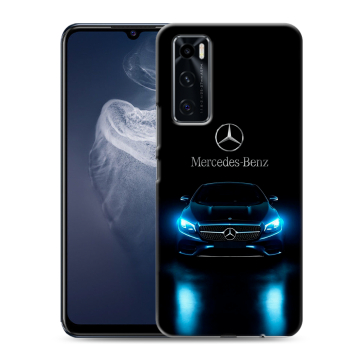 Силиконовый чехол на Vivo V20 SE с принтом Mercedes Мерседес Силиконовый чехол на Vivo V20 SE с принтом Mercedes Мерседес