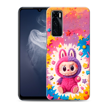 Силиконовый чехол на Vivo V20 SE с принтом Labubu Лабубу Силиконовый чехол на Vivo V20 SE с принтом Labubu Лабубу