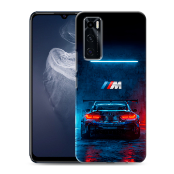 Силиконовый чехол на Vivo V20 SE с принтом BMW БМВ Силиконовый чехол на Vivo V20 SE с принтом BMW БМВ