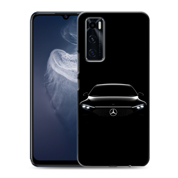 Силиконовый чехол на Vivo V20 SE с принтом Mercedes Мерседес Силиконовый чехол на Vivo V20 SE с принтом Mercedes Мерседес