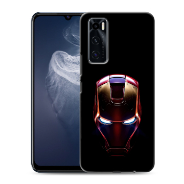 Силиконовый чехол на Vivo V20 SE с принтом IronMan Железный человек Силиконовый чехол на Vivo V20 SE с принтом IronMan Железный человек