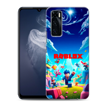 Силиконовый чехол на Vivo V20 SE с принтом Roblox Роблокс Силиконовый чехол на Vivo V20 SE с принтом Roblox Роблокс