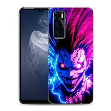 Силиконовый чехол на Vivo V20 SE с принтом Death note Тетрадь смерти