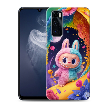 Силиконовый чехол на Vivo V20 SE с принтом Labubu Лабубу Силиконовый чехол на Vivo V20 SE с принтом Labubu Лабубу