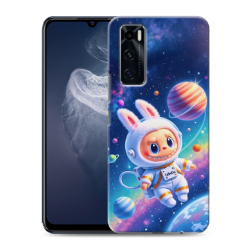 Силиконовый чехол на Vivo V20 SE с принтом Labubu Лабубу Силиконовый чехол на Vivo V20 SE с принтом Labubu Лабубу