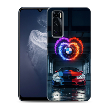 Силиконовый чехол на Vivo V20 SE с принтом BMW БМВ Силиконовый чехол на Vivo V20 SE с принтом BMW БМВ
