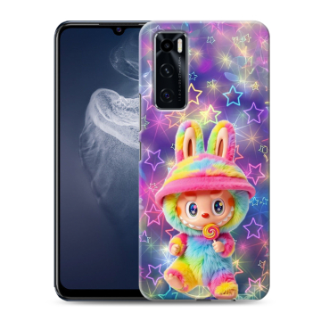 Силиконовый чехол на Vivo V20 SE с принтом Labubu Лабубу Силиконовый чехол на Vivo V20 SE с принтом Labubu Лабубу
