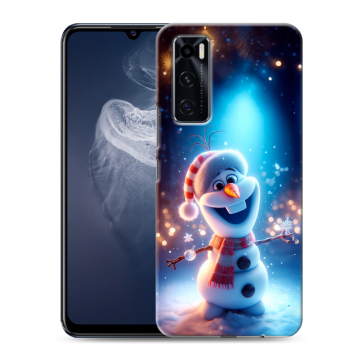 Силиконовый чехол на Vivo V20 SE с принтом Новый год