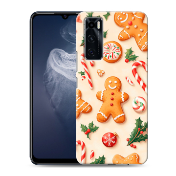 Силиконовый чехол на Vivo V20 SE с принтом Новый год