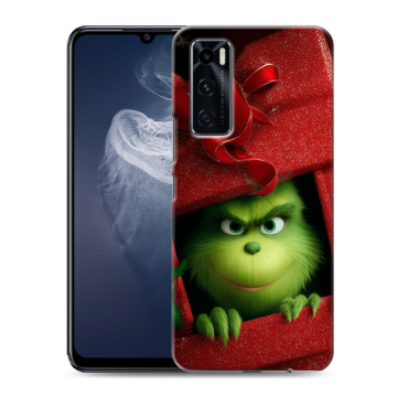 Силиконовый чехол на Vivo V20 SE с принтом Новый год