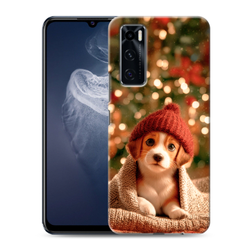 Силиконовый чехол на Vivo V20 SE с принтом Новый год Силиконовый чехол на Vivo V20 SE с принтом Новый год