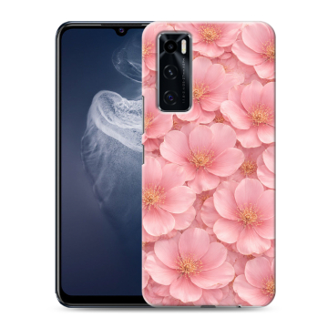 Силиконовый чехол на Vivo V20 SE с принтом женский