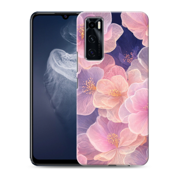 Силиконовый чехол на Vivo V20 SE с принтом женский