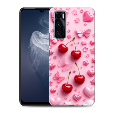 Силиконовый чехол на Vivo V20 SE с принтом для девочек Силиконовый чехол на Vivo V20 SE с принтом для девочек