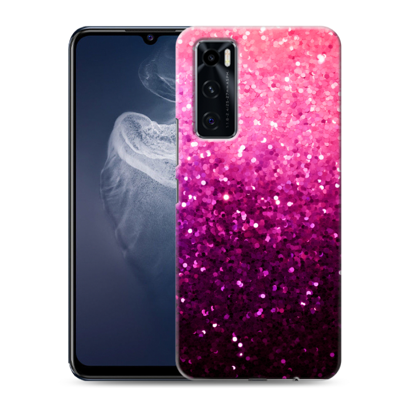 Силиконовый чехол на Vivo V20 SE с принтом Блестки Силиконовый чехол на Vivo V20 SE с принтом Блестки