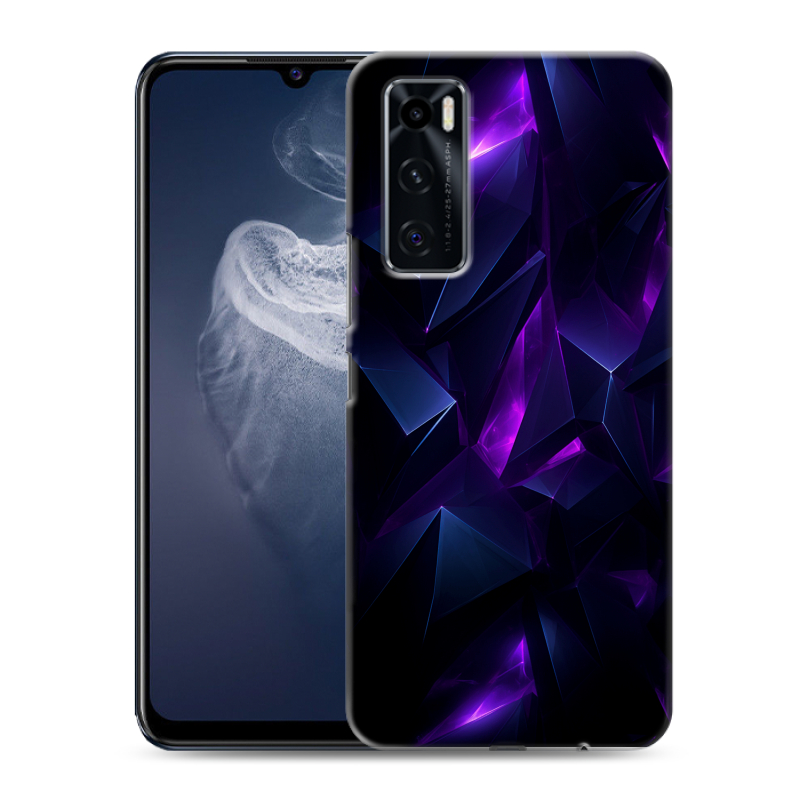 Силиконовый противоударный чехол на Vivo V20 SE с принтом Абстракиция Силиконовый противоударный чехол на Vivo V20 SE с принтом Абстракиция