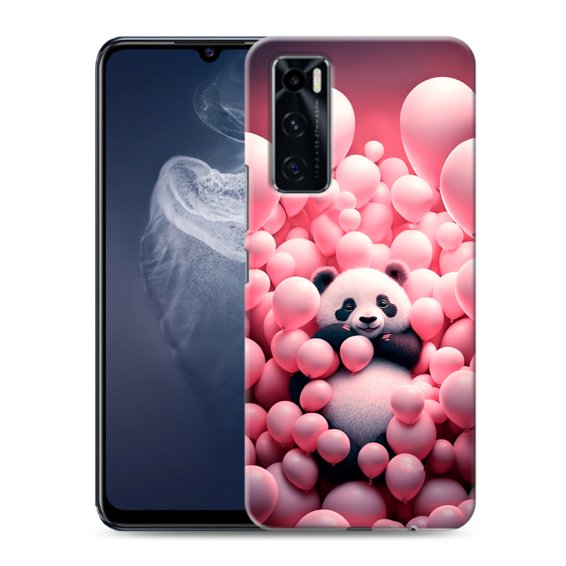 Силиконовый чехол на Vivo V20 SE с принтом Панда Силиконовый чехол на Vivo V20 SE с принтом Панда