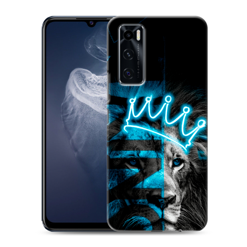 Силиконовый чехол на Vivo V20 SE с принтом Король лев Силиконовый чехол на Vivo V20 SE с принтом Король лев