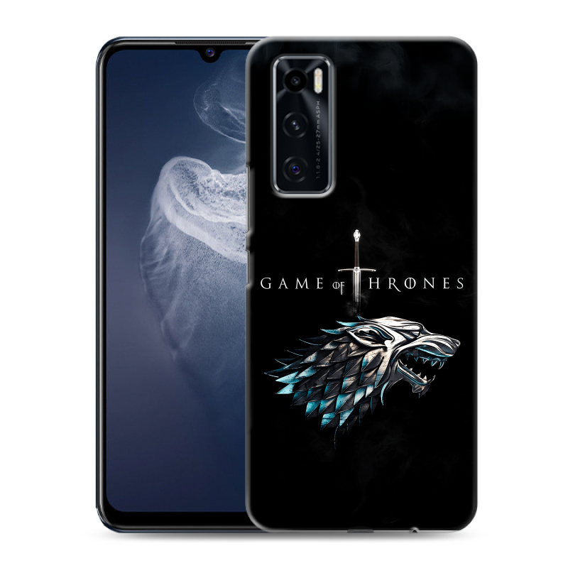Силиконовый противоударный чехол на Vivo V20 SE с принтом Игра Престолов Game Thrones Силиконовый противоударный чехол на Vivo V20 SE с принтом Игра Престолов Game Thrones