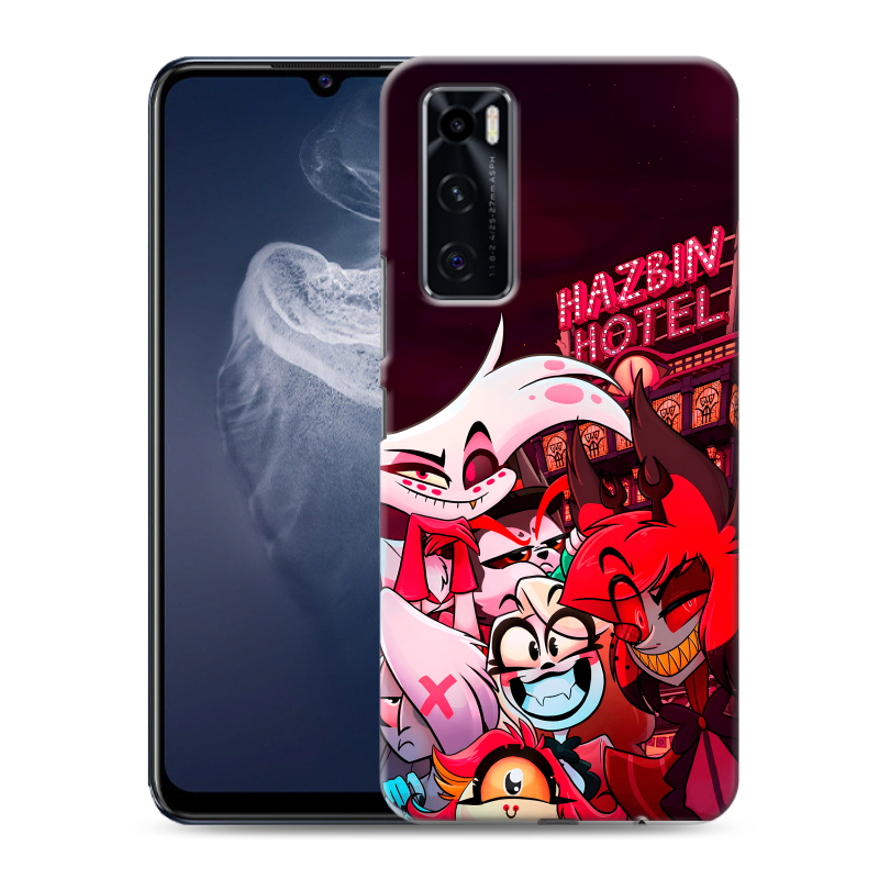 Силиконовый чехол на Vivo V20 SE с принтом Hazbin Hotel Отель Хазбин Силиконовый чехол на Vivo V20 SE с принтом Hazbin Hotel Отель Хазбин