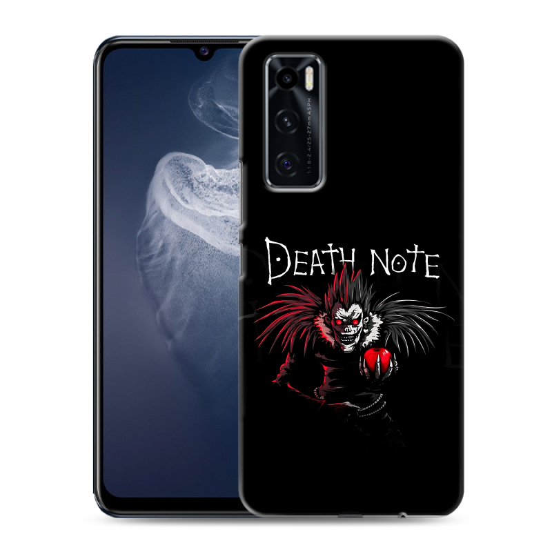Силиконовый чехол на Vivo V20 SE с принтом Death note Тетрадь смерти Силиконовый чехол на Vivo V20 SE с принтом Death note Тетрадь смерти