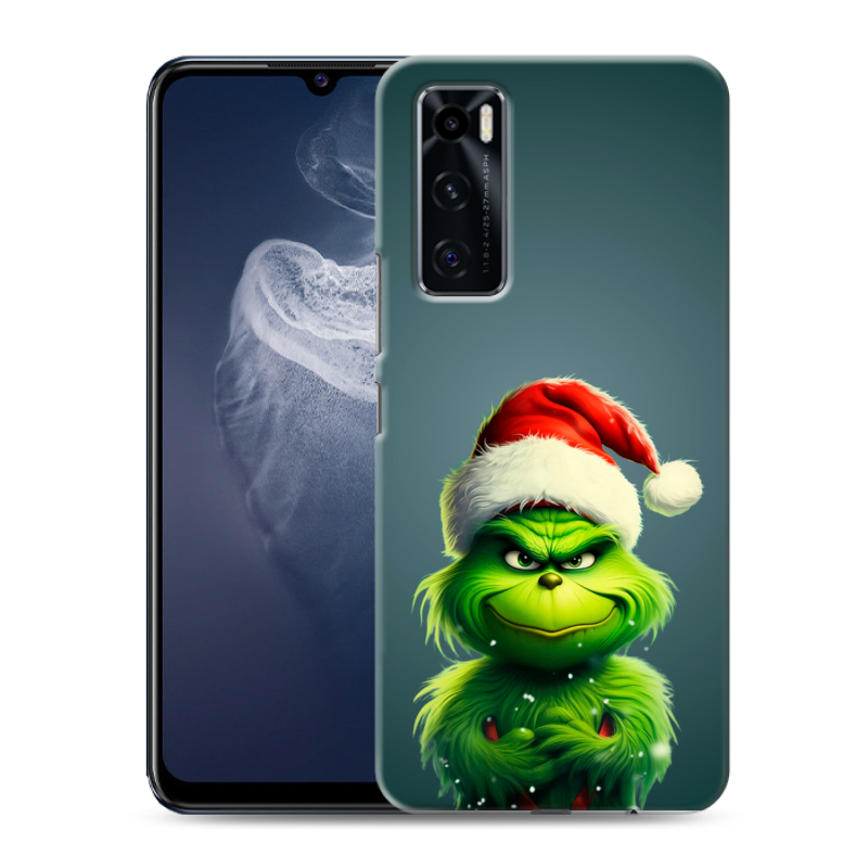 Силиконовый чехол на Vivo V20 SE с принтом Новый год Силиконовый чехол на Vivo V20 SE с принтом Новый год