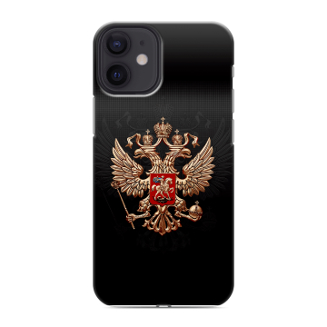 Силиконовый чехол на Iphone 12 Mini с принтом Герб России