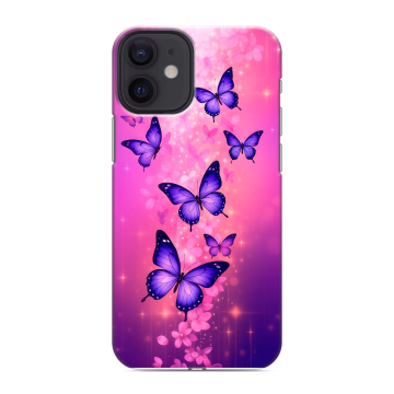 Силиконовый чехол на Iphone 12 Mini с принтом Бабочки