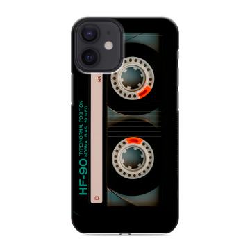 Силиконовый чехол на Iphone 12 Mini с принтом Кассета Силиконовый чехол на Iphone 12 Mini с принтом Кассета