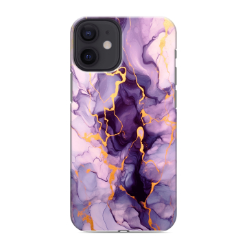 Силиконовый чехол на Iphone 12 Mini с принтом Мрамор