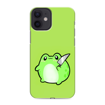 Силиконовый чехол на Iphone 12 Mini с принтом Лягушенок Силиконовый чехол на Iphone 12 Mini с принтом Лягушенок