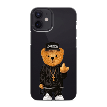 Силиконовый чехол на Iphone 12 Mini с принтом Мишка Силиконовый чехол на Iphone 12 Mini с принтом Мишка
