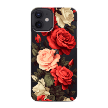 Силиконовый чехол на Iphone 12 Mini с принтом Розы Силиконовый чехол на Iphone 12 Mini с принтом Розы