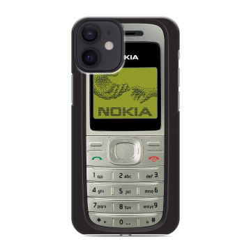 Силиконовый чехол на Iphone 12 Mini с принтом Ретро Нокия